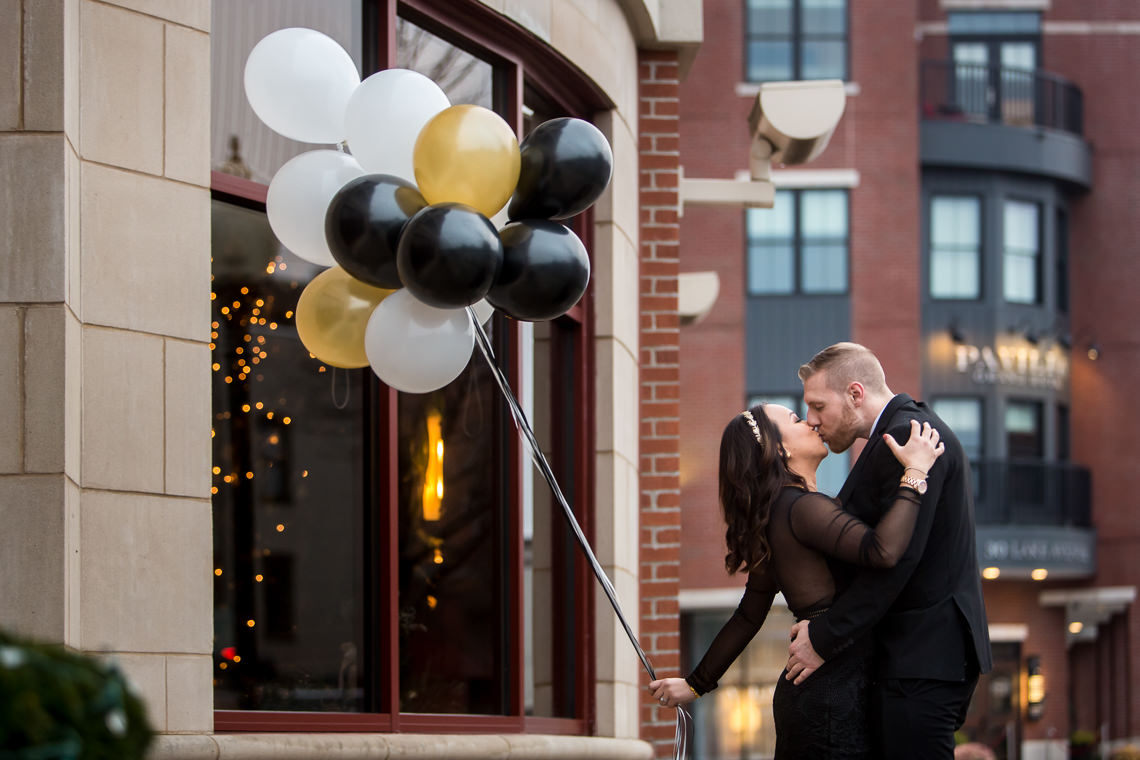 New Years Eve inspired engagement session