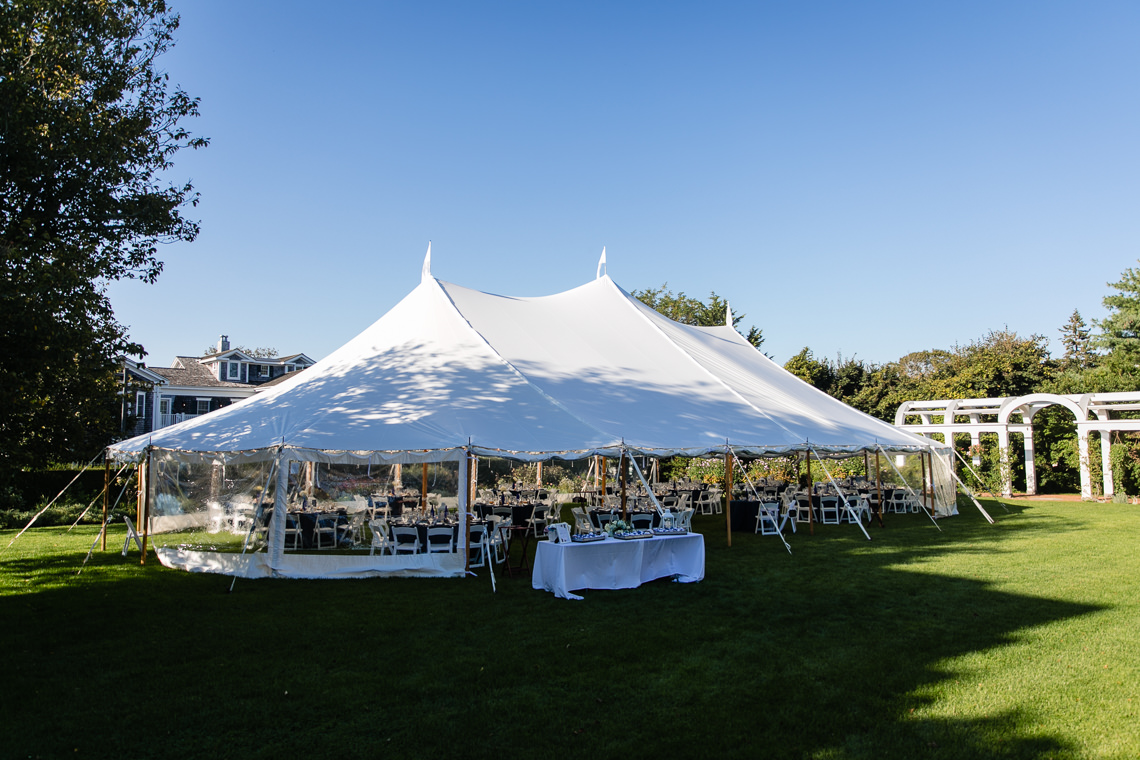 Harbor View Hotel Martha's Vineyard Wedding Tent Reception