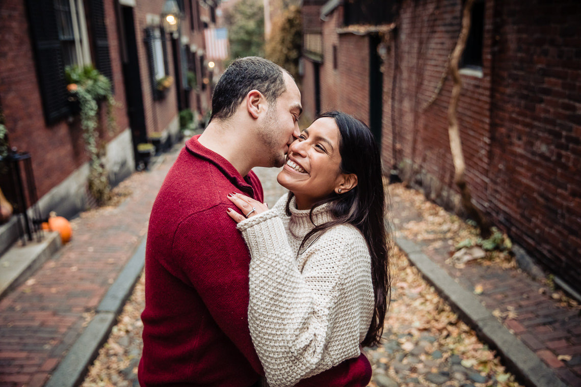 North End Winter Engagement Session
