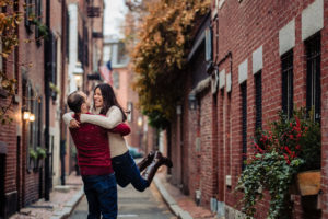 North End Winter Engagement Session