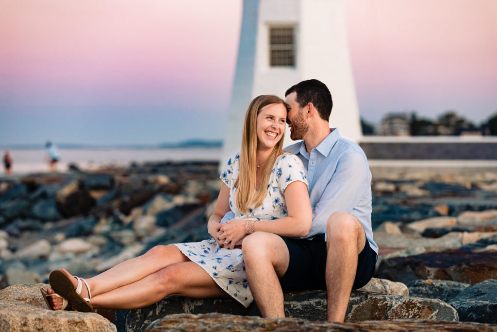 Scituate Lighthouse Engagement Session
