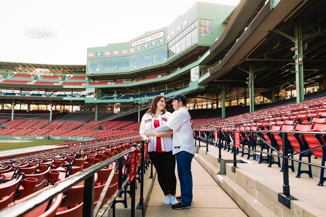 Fenway Park Fall Engagement Session