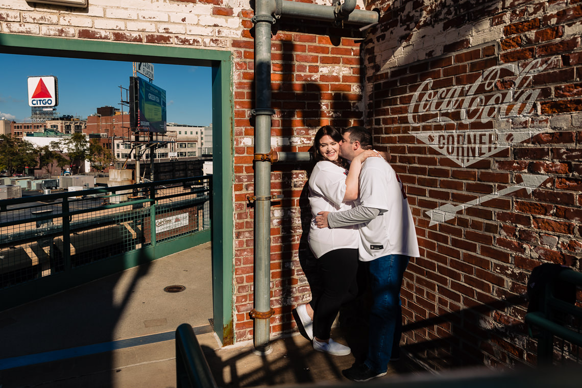 Fenway Park Fall Engagement Session