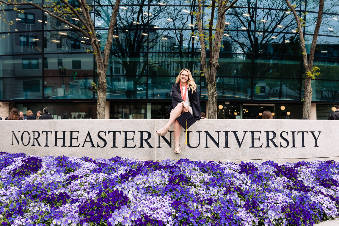Northeastern College Graduation Photos Whiting Photography