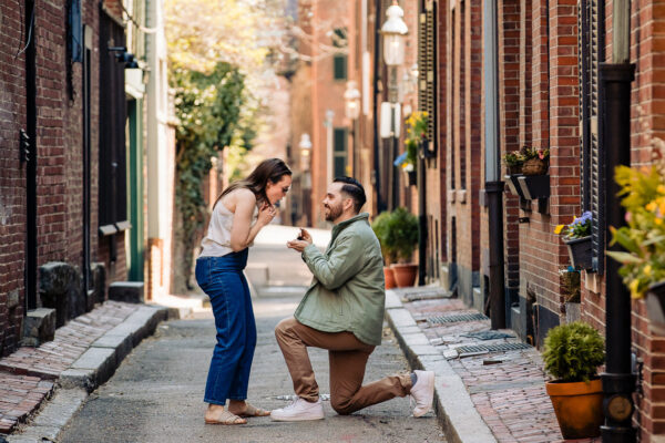 Boston Beacon Hill Engagement Session